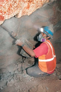 Fifteen to 30 per cent of newly mined gold is produced by 100 million small-scale miners. 