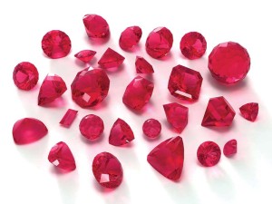 Yellow parcel paper intensifies the red colour of rubies and hides undesirable pinkish and purple hues. Always examine this particular gemstone on a white background.