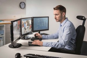 An IP camera is essentially a computer that can 'see,' so its video can offer applications, such as intelligent video, easy remote monitoring, and use of mobile devices.