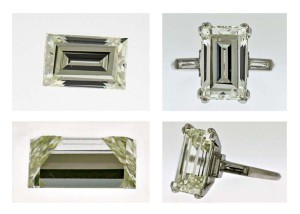 A diamond's setting can affect its colour grade, particularly if it's yellow gold. As such, ASA's tolerance for grading diamonds mounted in white metal is Â± two grades, while grading a loose stone is Â± one grade.