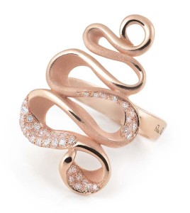 18-karat gold and diamond ring by AnnaMaria Cammilli.