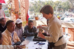 A buying trip in Antananarivo, Madagascar.