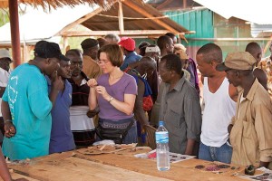 Buying at the mine in Tanzania.