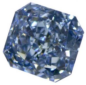 Blue diamond prices have increased by five per cent over last year.