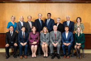 The Gemological Institute of America’s (GIA’s) Board of Governors met in October at GIA World Headquarters in Carlsbad, Calif. Ravich, the newest board member, is pictured standing at the far right. Photo © Kevin Schumacher. Photo courtesy GIA