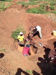 A wall will be built around the new tanzanite mine location, as well as at the existing quarries, to help protect against theft.