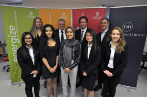 Scholarship recipients from the University of Calgary for 2018/2019. Photo courtesy De Beers Canada