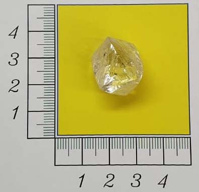 A 63.15-carat gem-quality rough diamond has been recovered at Alrosa’s Verkhne-Munskoye deposit in Russia.