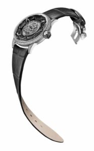 Dahlia C2 wristwatch in Black Onyx by Beauregard. <br /> <span style="font-size: 10pt; font-family: arial, helvetica, sans-serif;"><i>Photo ©Beauregard</i></span>