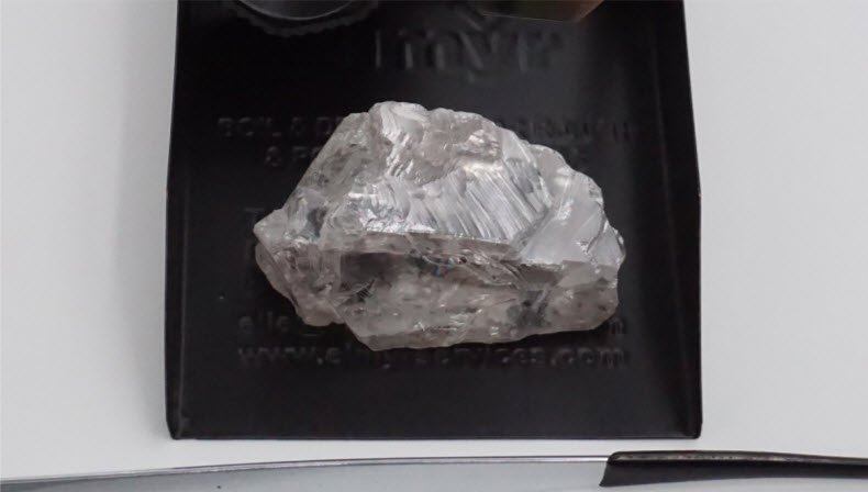 A 171-carat white diamond has been found at Lucapa’s Lulo Diamond Project in Angola.