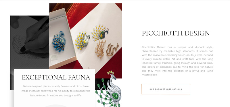 Picchiotti’s latest offering has launched a newly designed, fully dynamic website. Photo courtesy Picchiotti