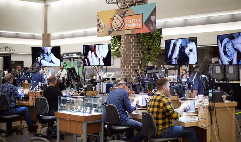 Jewellers looking to enhance their hands-on skills may benefit from Stuller’s upcoming Bench Jeweler Workshop. Photo courtesy Stuller