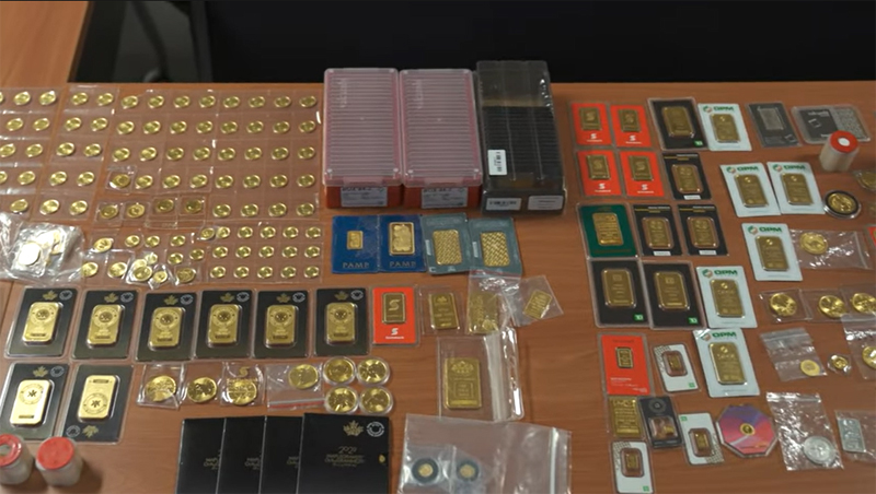 More than $1.2 million in gold and silver has been recovered in Toronto, following the arrest of four youths caught in the act of robbing a precious metals store.