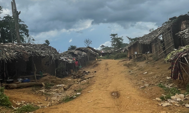 In terms of natural resources, the Democratic Republic of the Congo (DRC) is one of the richest nations on Earth. The extreme poverty depicted here, in a typical village in South Kivu province, belies the exploitation the Congolese have faced for centuries. Photos courtesy Marc Choyt/Kyle Abraham Bi