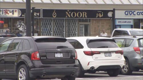 The store front of Noor, a Guildford jewellery retailer.